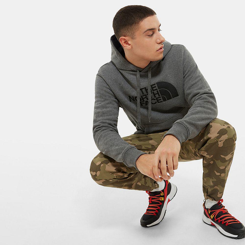 The North Face Drew Peak Ανδρικα Φούτερ Hoodie - Γκρι / Μαυρα (KRCQ40571)